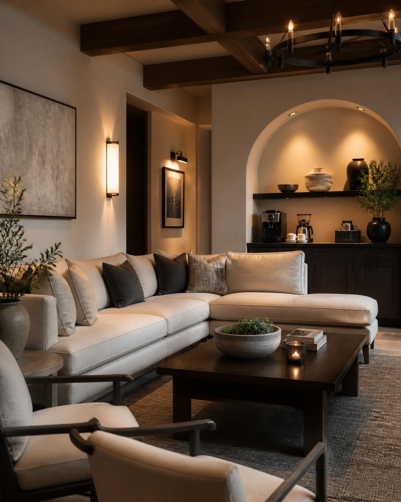 Guest lounge at Serena Inn